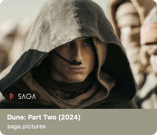 The link preview as Messages draws it, light mode