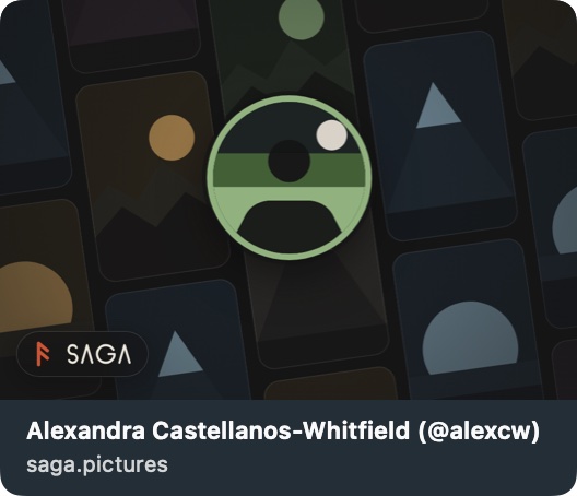 The link preview as Messages draws it, dark mode