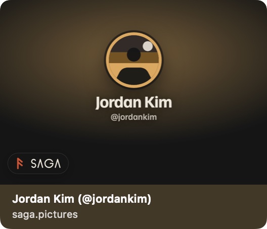 The link preview as Messages draws it, dark mode