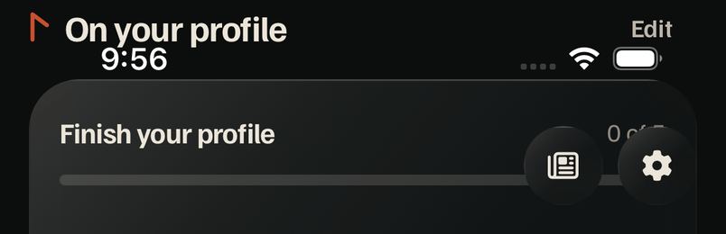 Me scrolled: buttons over the checklist
