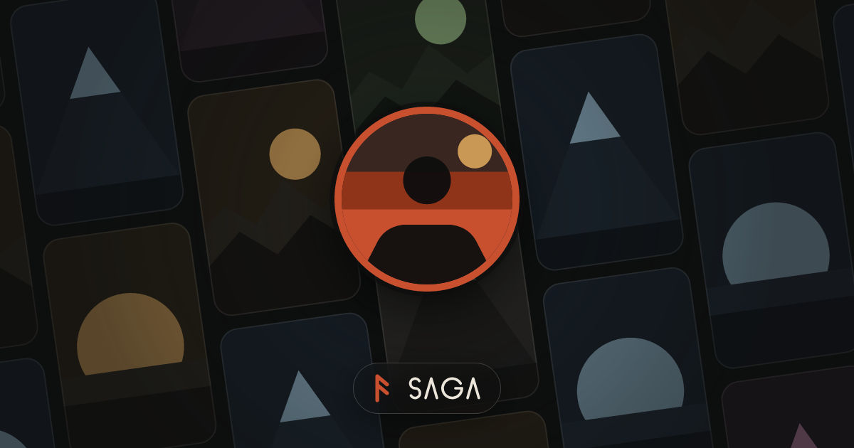 A sparse profile's card: the default figure in an ochre ring over the sign-in brand wall